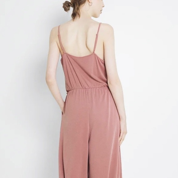 Monki Super-soft Wrap Jumpsuit in light pink 🪷 Size L 🪷 - Picture 7 of 8